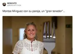 Montse M&iacute;nguez y su pareja, un &laquo;gran tenedor&raquo;: en el PSOE los fondos buitre se combaten desde dentro de casa