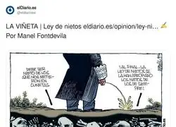 La ley de nietos seg&uacute;n Fontdevila: deb&iacute;a ser para los nietos de los que est&aacute;n en las cunetas y al final se la quedan los nietos de los de siempre