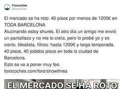 40 pisos por menos de 1200&euro; en Barcelona, solo tienes que estar dispuesto a vivir en una caja de zapatillas