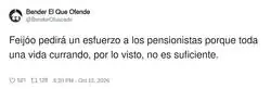 Cuando la vida te corre tanto que hasta los pensionistas te dicen que te relajes