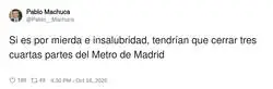 Ayuso cierra Sol por mierda e insalubridad: con ese criterio, el Metro de Madrid se queda en tres estaciones y un ascensor