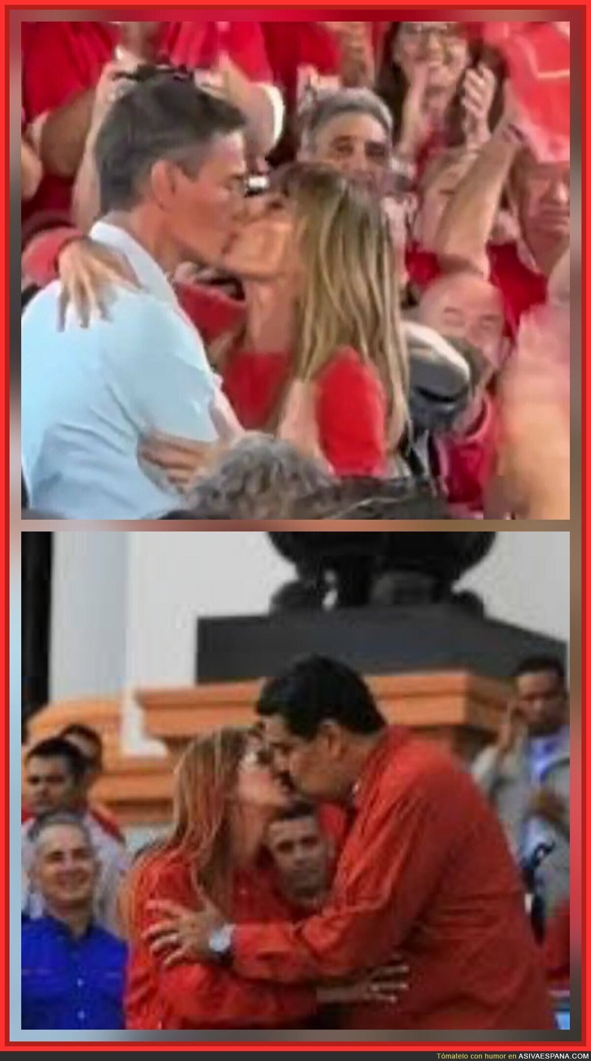 El manual del líder progresista incluye un capítulo entero de besos en el escenario: Maduro ya lo tenía subrayado