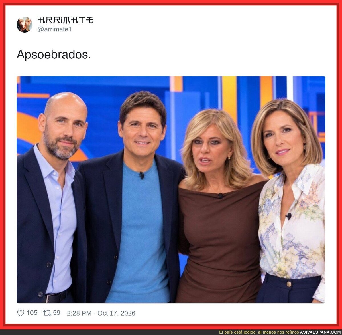 Cuando te invitan a un directo y te prometen que va a ser "algo rápido"