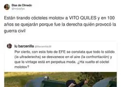 La memoria hist&oacute;rica del futuro ya est&aacute; en construcci&oacute;n, molotov a molotov