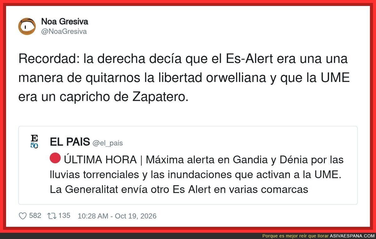 La derecha que llamaba orwelliano al Es-Alert y capricho de Zapatero a la UME ahora no suelta el m&oacute;vil esperando la alerta
