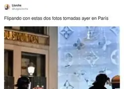 Las fotos del viaje a Par&iacute;s salieron preciosas; lo de la Pantera Rosa esposada ya es otro &aacute;lbum
