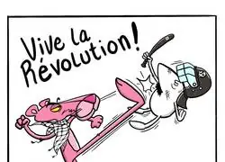 Francia hace la revoluci&oacute;n con estilo: hasta la Pantera Rosa reparte patadas a los antidisturbios