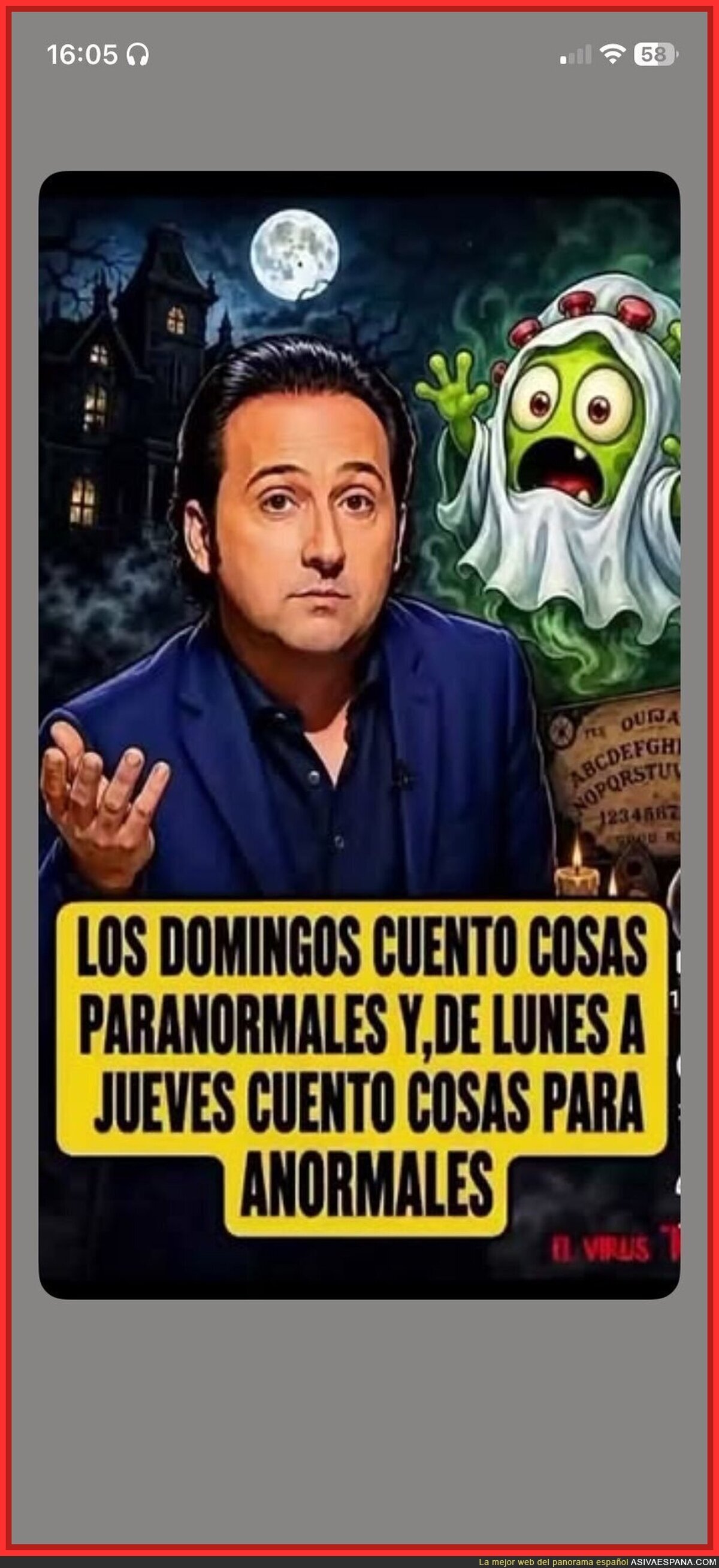 Iker Jim&eacute;nez ampl&iacute;a su cat&aacute;logo de fen&oacute;menos: los domingos cosas paranormales y de lunes a jueves cosas para anormales