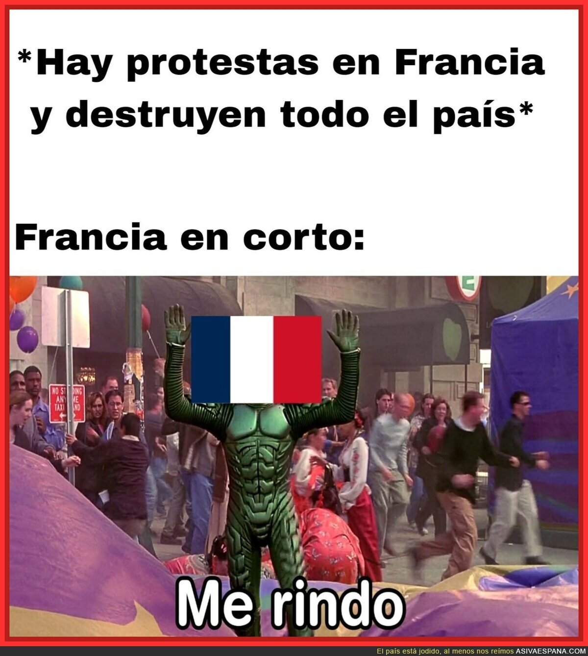 Francia en un día normal: protesta, destrozo y rendición en tiempo récord