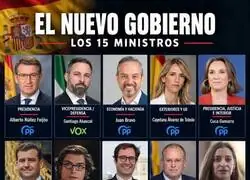 Ya circula el nuevo Gobierno PP-Vox: el reparto de ministerios va m&aacute;s r&aacute;pido que el recuento