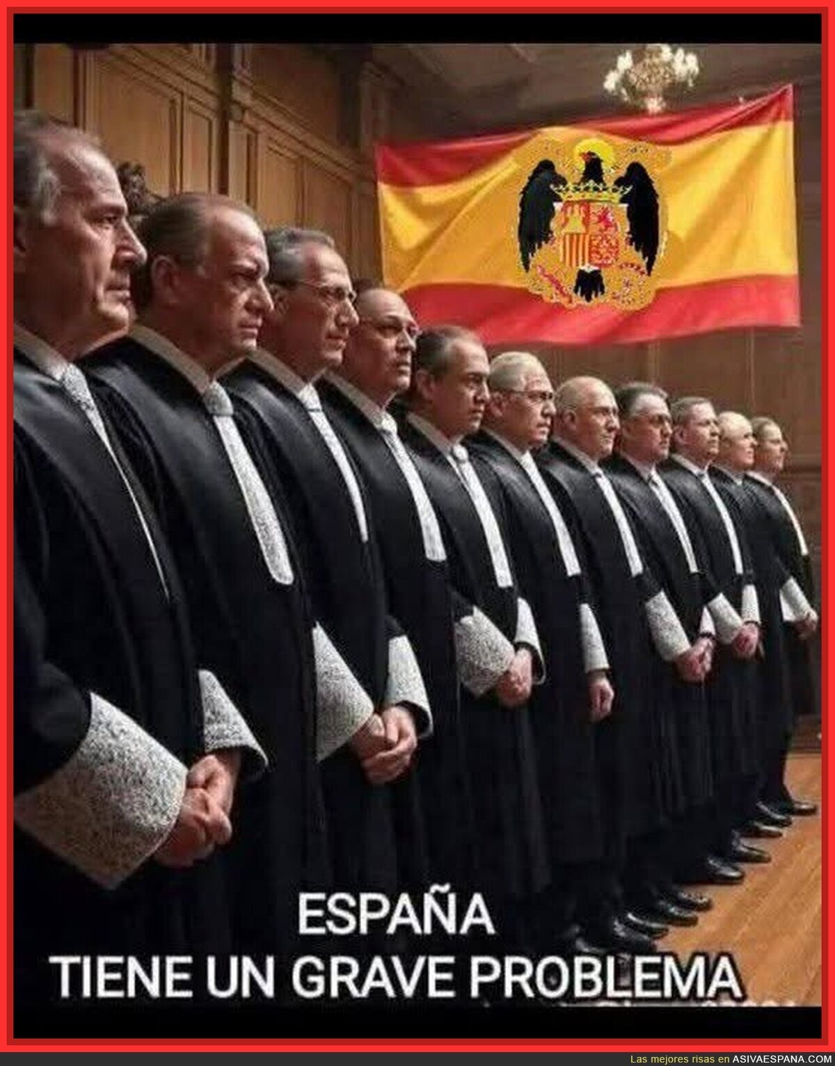 Foto de familia de la justicia espa&ntilde;ola, versi&oacute;n sin filtros seg&uacute;n algunos