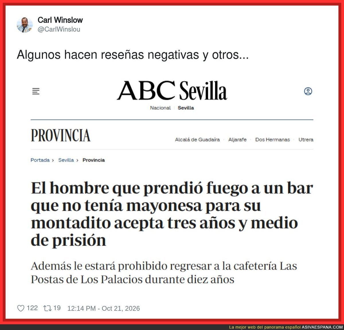 Cr&iacute;tica gastron&oacute;mica sevillana: si el montadito no lleva mayonesa, el bar no lleva techo