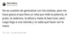 Ciclistas: miden hasta la fase lunar, pero el intermitente sigue siendo ciencia ficci&oacute;n