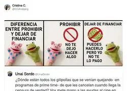 Lecci&oacute;n expr&eacute;s para Unai Sordo: que no te paguen la pel&iacute;cula no es lo mismo que que te la proh&iacute;ban