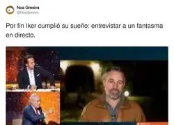Iker Jim&eacute;nez cumple su sue&ntilde;o: un fantasma en directo y sin necesidad de psicofon&iacute;as