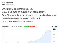 El bono franc&eacute;s al 5%: hasta las revoluciones acaban pagando intereses