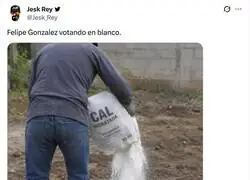 Felipe Gonz&aacute;lez anuncia voto en blanco y en Interior ya tiemblan los sacos