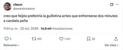 Feij&oacute;o ya tiene plan B para no ir a La Revuelta: la Revoluci&oacute;n francesa