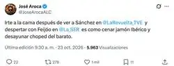 Cenar La Revuelta y desayunar la SER: la dieta mediterr&aacute;nea de la precampa&ntilde;a