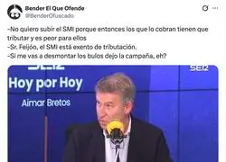 Feij&oacute;o amenaza con dejar la campa&ntilde;a si siguen desmont&aacute;ndole los datos en directo
