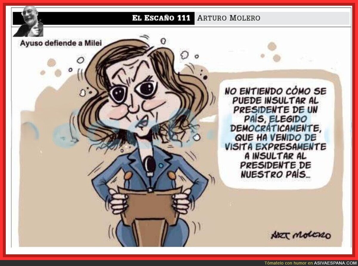 Ayuso descubre que insultar al presidente est&aacute; fatal, salvo cuando lo hace ella o un invitado