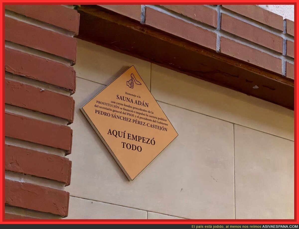 Madrid ya tiene placa conmemorativa para la sauna que cambi&oacute; la historia de Espa&ntilde;a