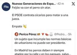 Feij&oacute;o con el perro sin atar contra el PSOE y los sicarios: la campa&ntilde;a ya est&aacute; en modo empate t&eacute;cnico