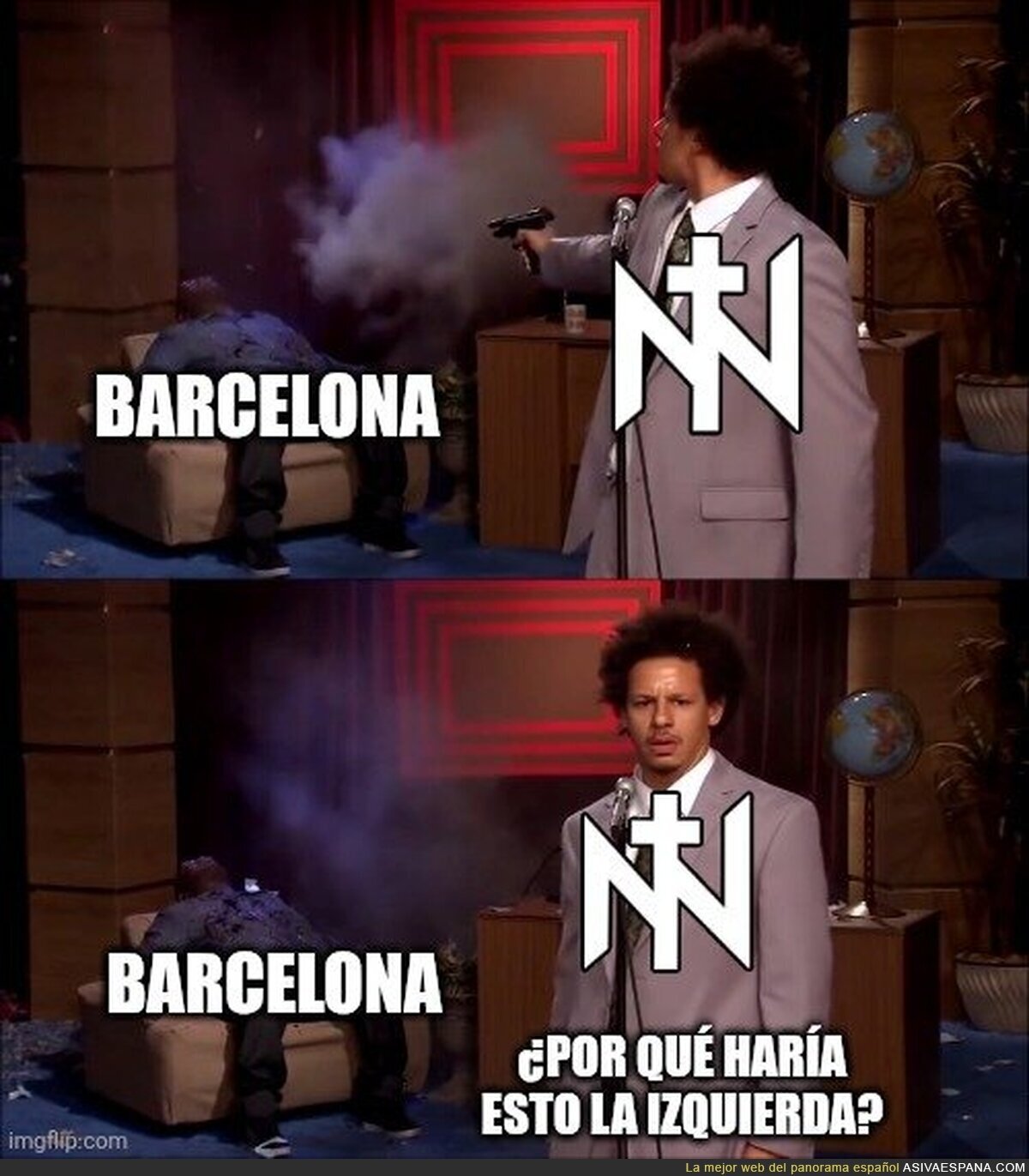 Barcelona en llamas antes del 29N y la izquierda haciendo cara de no saber quién ha encendido la cerilla