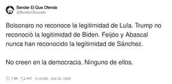 La democracia est&aacute; genial, siempre que la gane yo