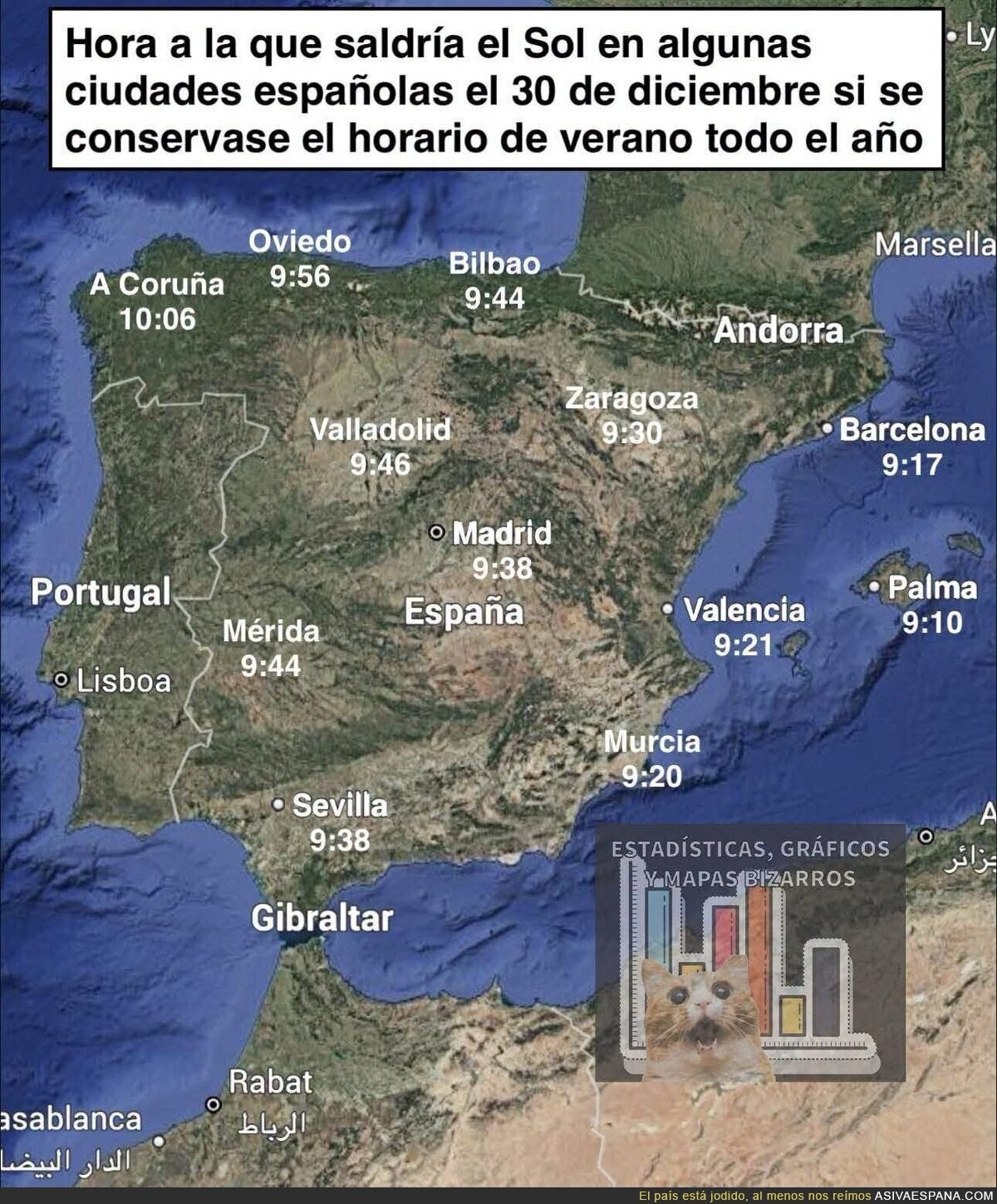 Horario de verano todo el año: en Galicia amanecería a la hora del bocadillo