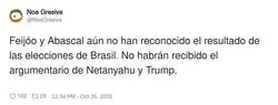 Feij&oacute;o y Abascal esperando el WhatsApp de Washington para saber qu&eacute; opinar