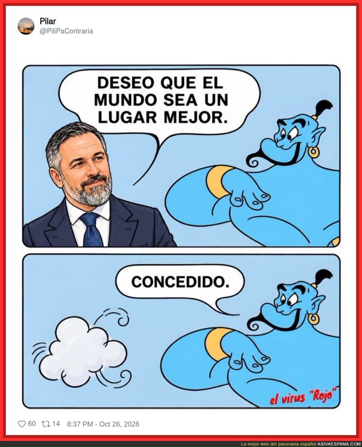 Al final el genio s&iacute; sabe lo que sobra