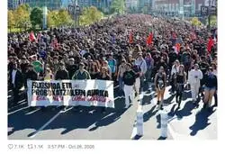 Vito Quiles se apunta la manifestaci&oacute;n que lo ech&oacute; de Bilbao: marketing de m&aacute;ster