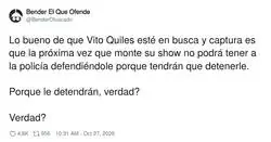 Vito Quiles en busca y captura: la escolta policial pasa a ser de las de esposas