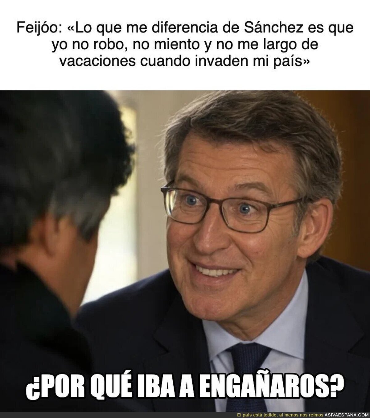 Feij&oacute;o jura que no miente con la sonrisa de quien te vende un piso sin ventanas