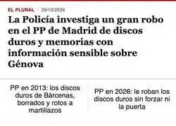 Los discos duros de G&eacute;nova: lo &uacute;nico del PP que se rompe con m&aacute;s facilidad que sus promesas