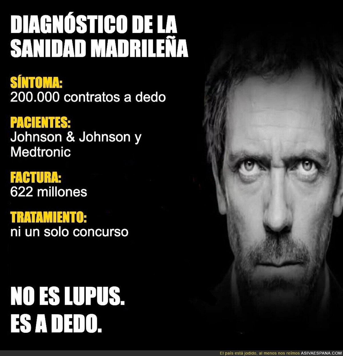 La sanidad madrile&ntilde;a tiene cura, pero se adjudica sin concurso