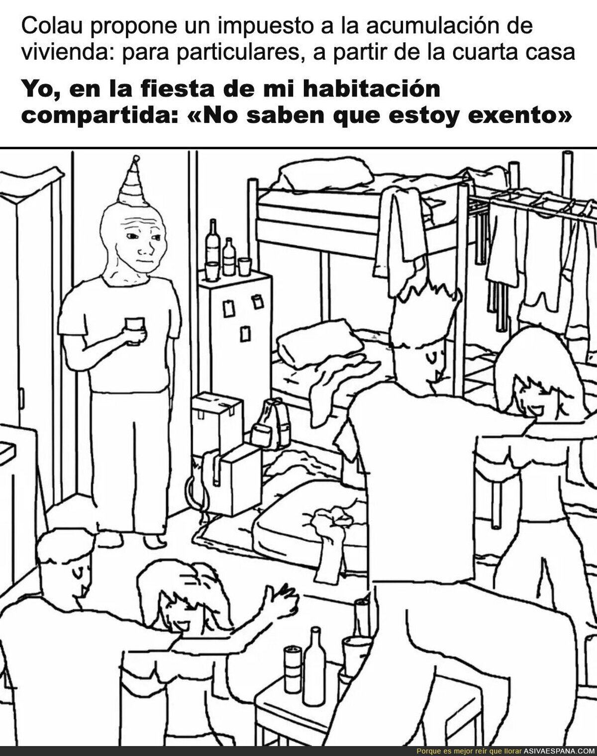 Colau grava la cuarta vivienda y media Espa&ntilde;a celebra estar exenta por pobreza