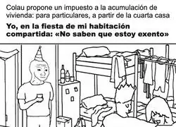 Colau grava la cuarta vivienda y media Espa&ntilde;a celebra estar exenta por pobreza