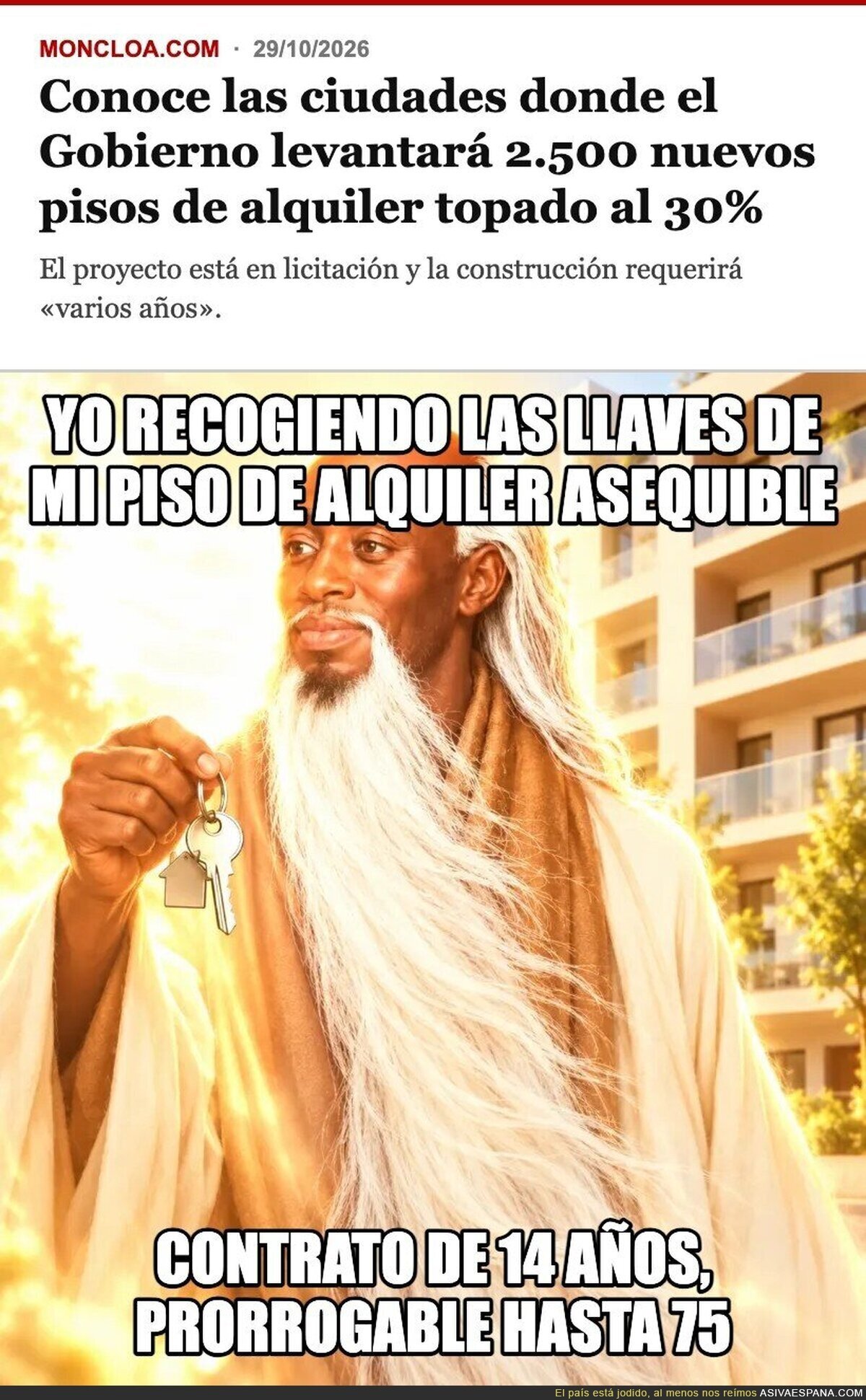 El Gobierno garantiza vivienda asequible a los j&oacute;venes de hoy en cuanto dejen de serlo