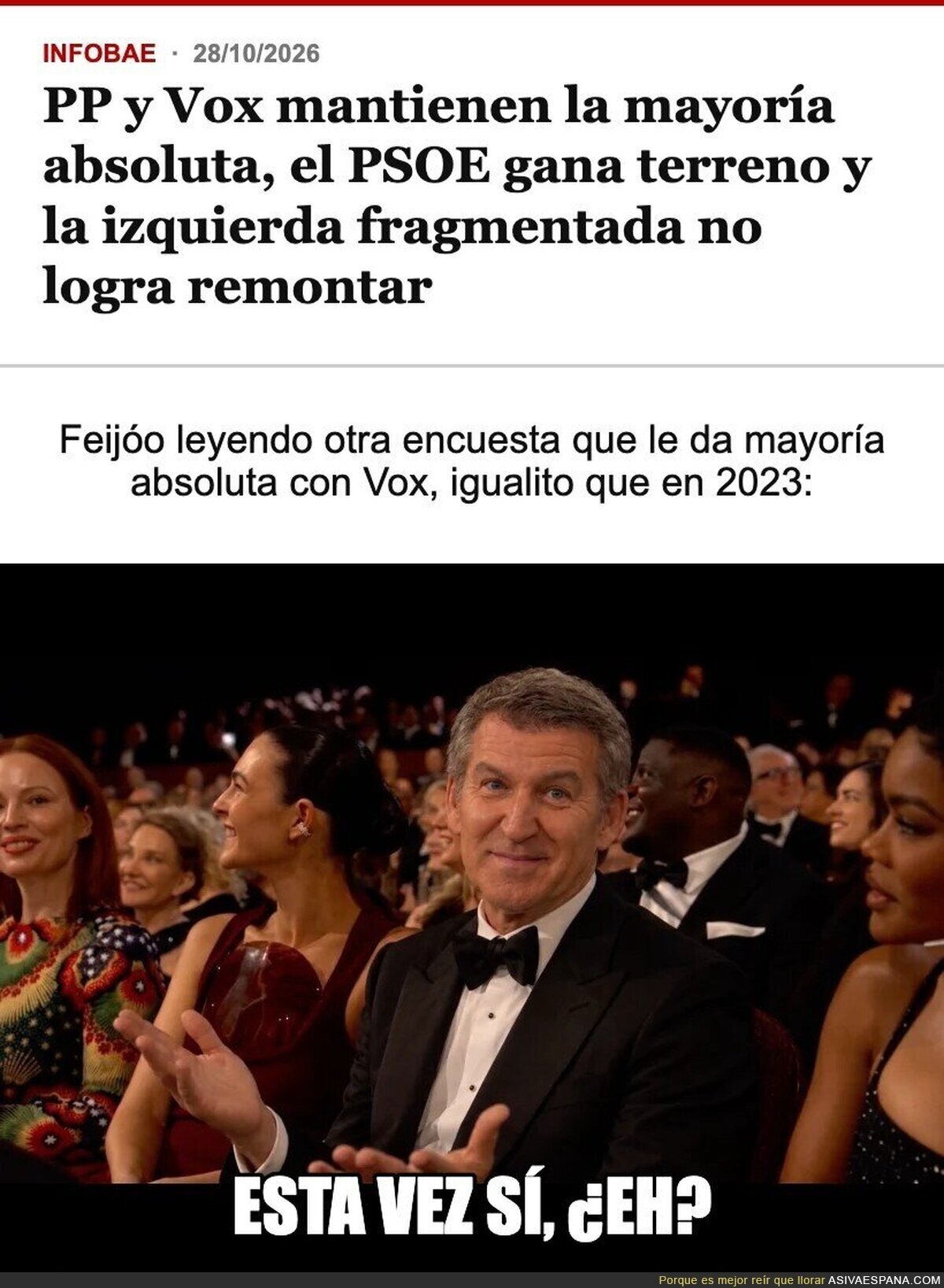 Feij&oacute;o ya tiene el discurso de presidente escrito desde 2023, solo falta estrenarlo