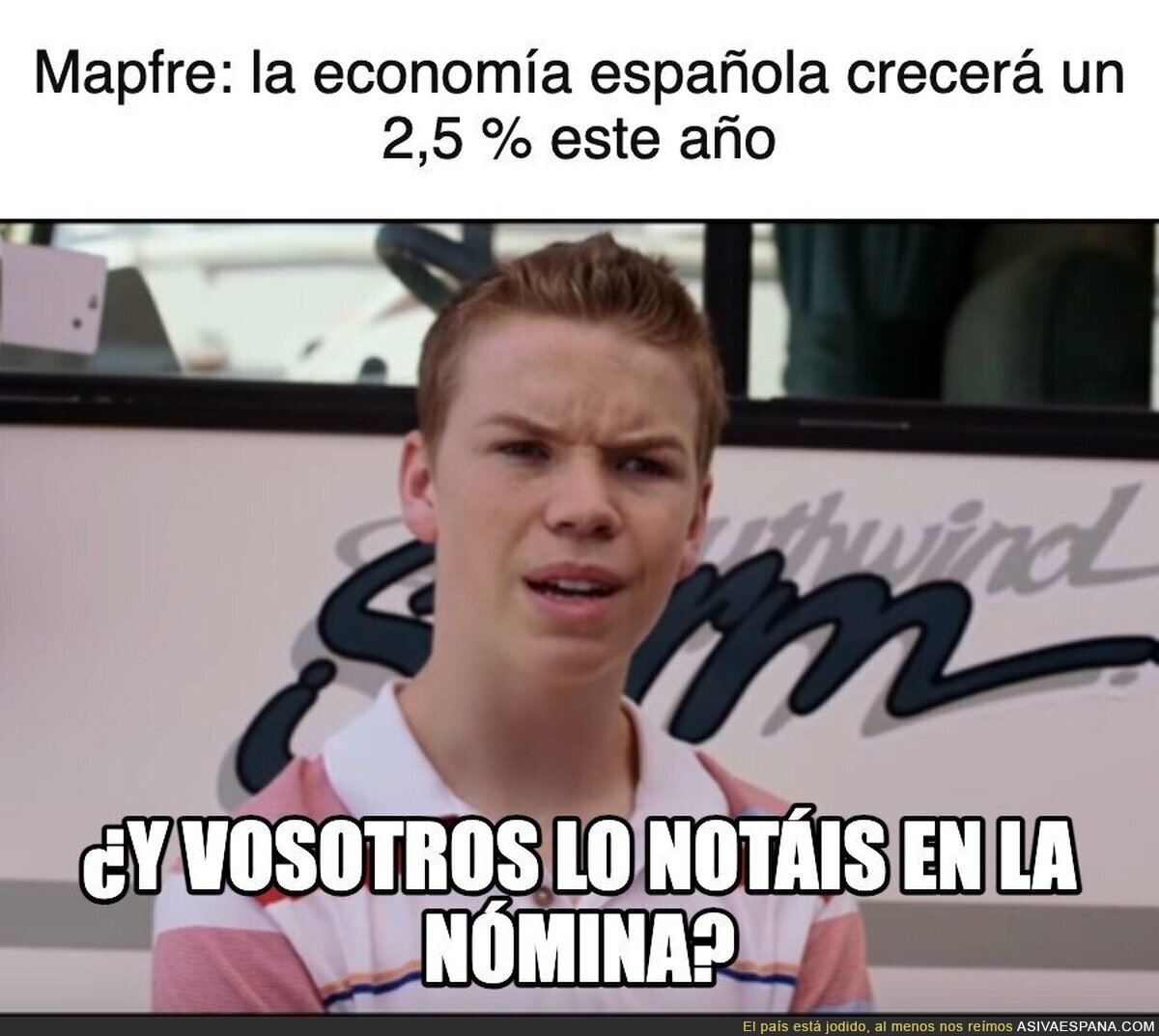 Espa&ntilde;a crece un 2,5 % y tu n&oacute;mina sigue esperando el autob&uacute;s