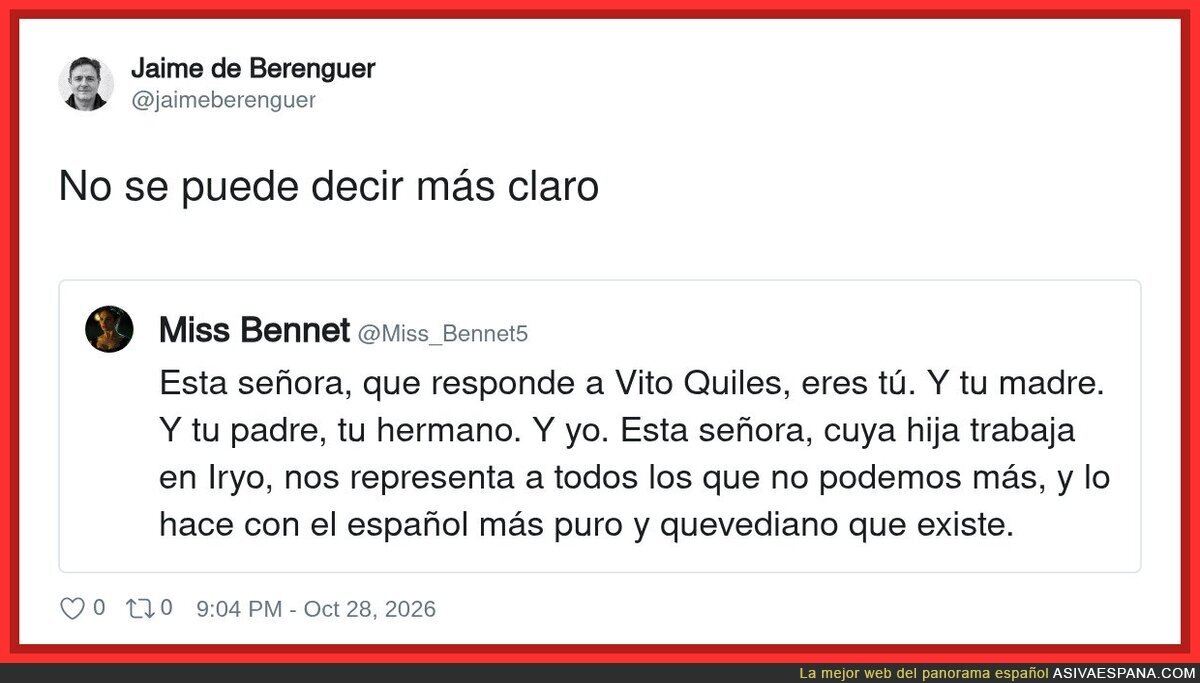 Vito Quiles se topa con la madre de todos: la escolta que no entra en su campa&ntilde;a