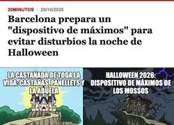 Barcelona elige entre la abuela con casta&ntilde;as o los Mossos con casco