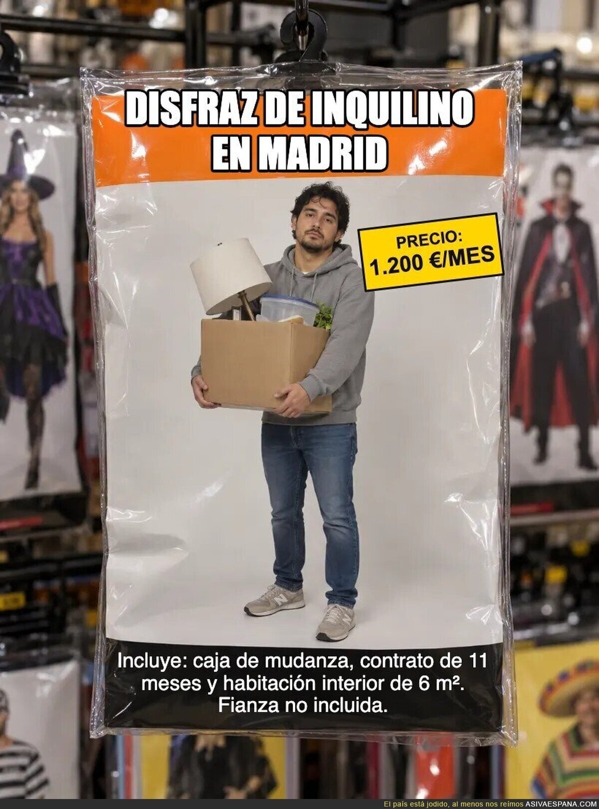 El disfraz m&aacute;s terror&iacute;fico de este Halloween no lleva sangre, lleva fianza
