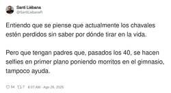 Enlace a La culpa es de los padres, por @SantiLiebanaR