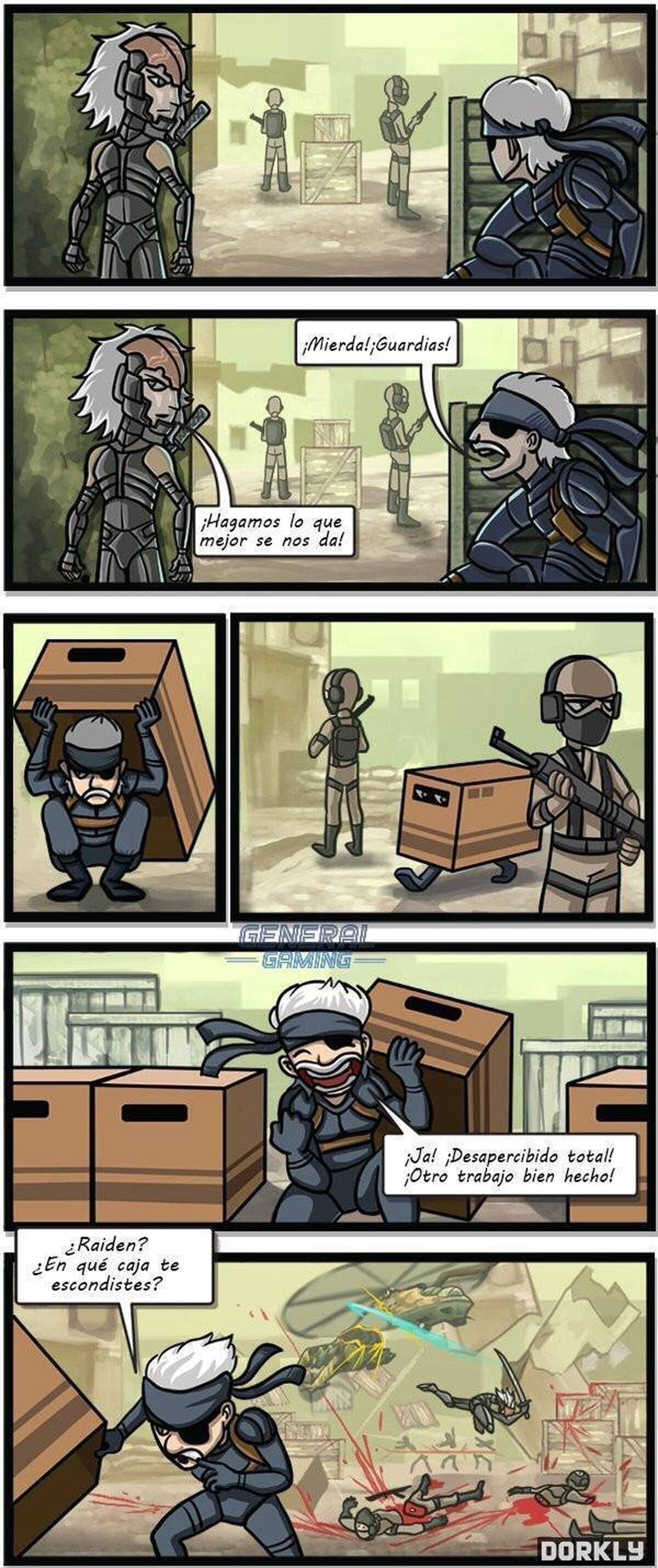El sigilo de Metal Gear no tiene mucho sentido