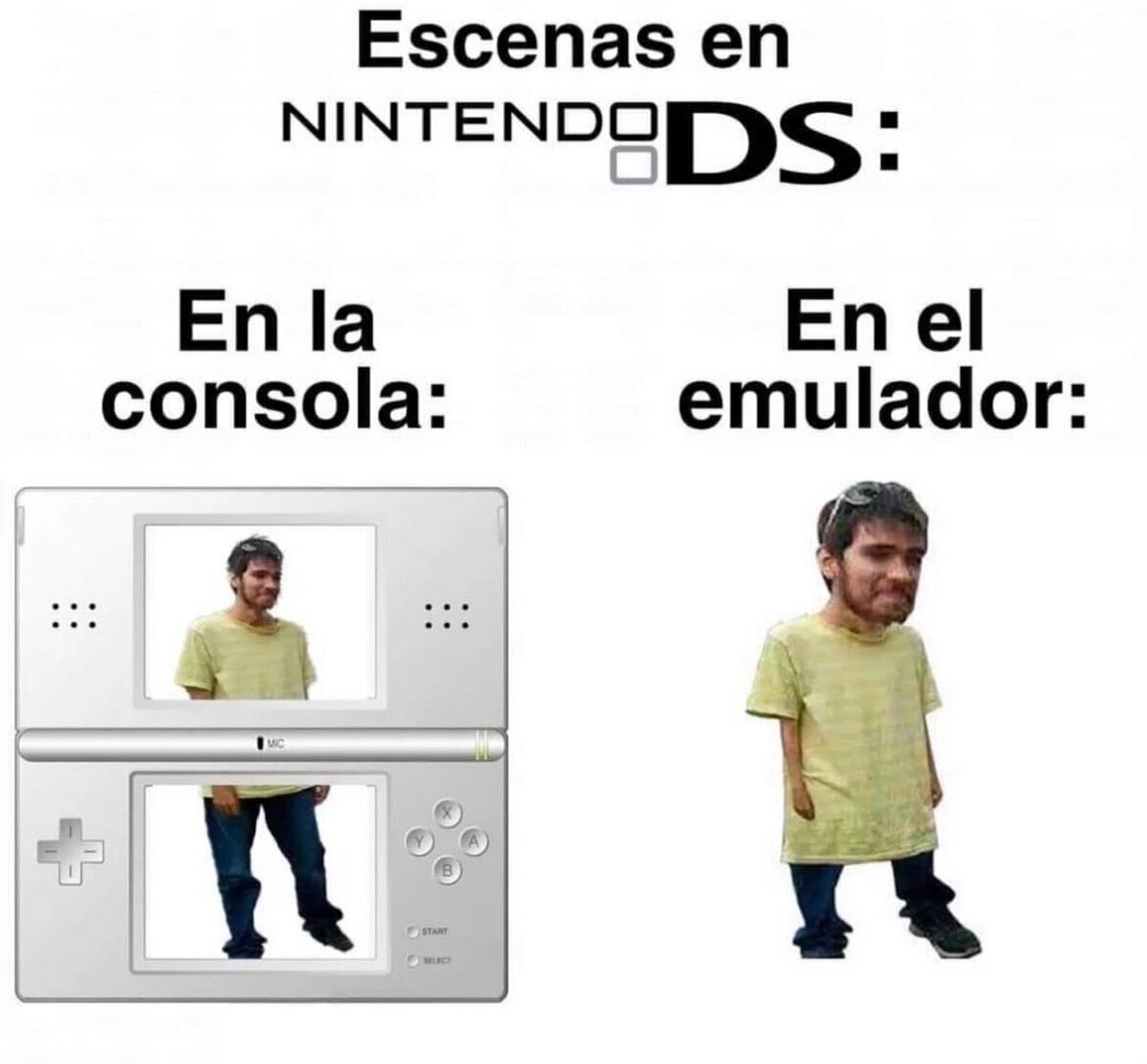 Emular una DS era muy gracioso