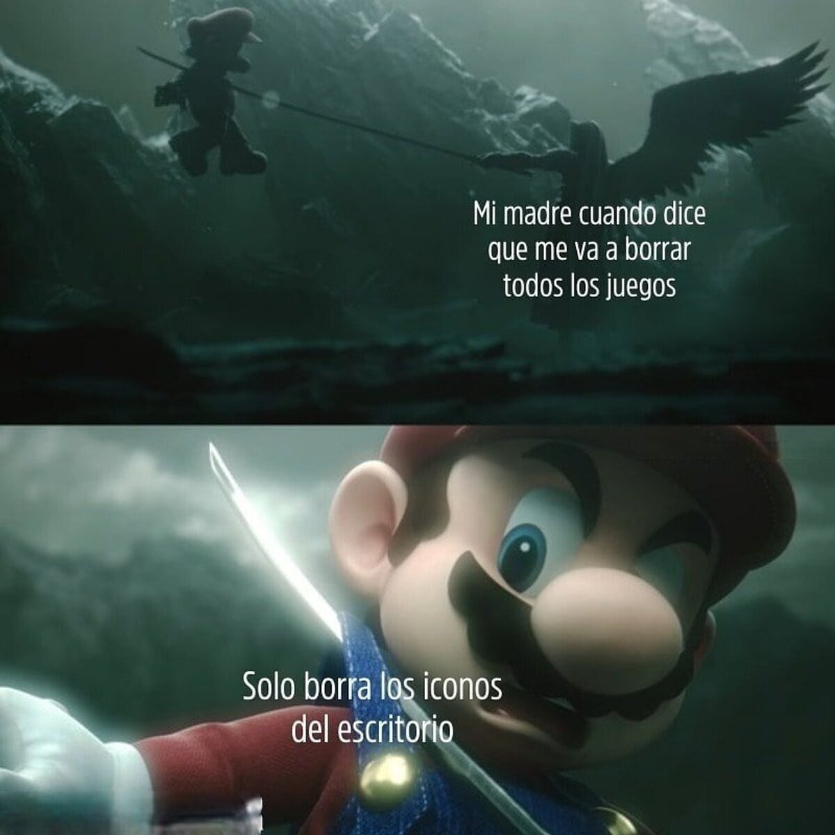 Menos mal que no sabe