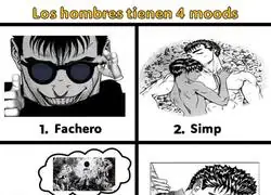 Los cuatro moods de un hombre